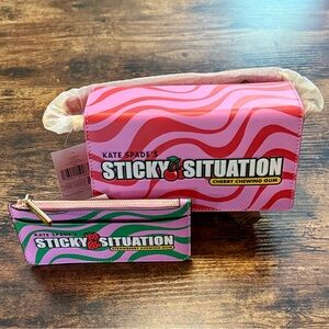 Kate Spade Pink and Green Sticky Situation Set
